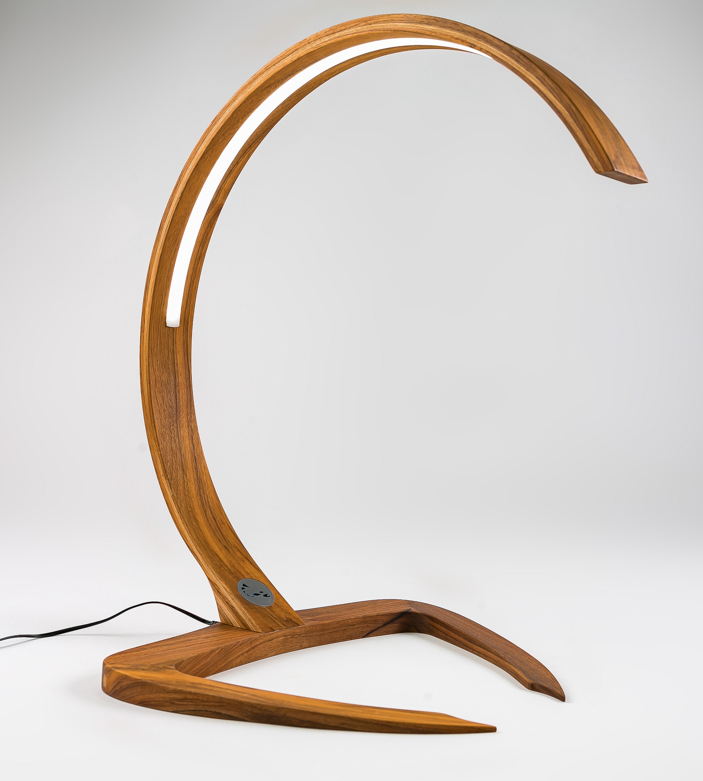 Wooden Table Lamp Unique Lamp Modern Lighting Led Light Etsy Australia