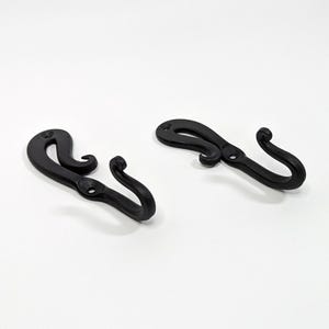 Elegant Minimalist Wall Hanger for Towels & Decor, Handcrafted Metal Wall Hook