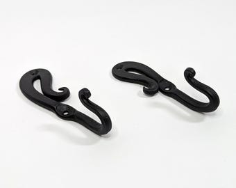 Elegante colgador de pared minimalista para toallas y decoración, gancho de pared de metal hecho a mano