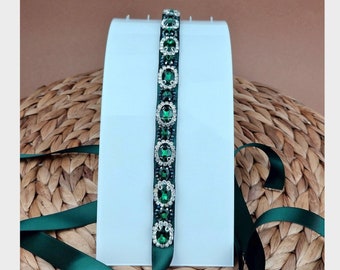 Brautgürtel Perlen, Brautgürtel Strass, Braut Schärpe Strass, Brautjungfer Strass.