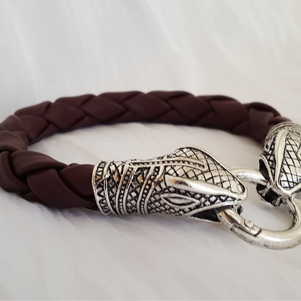 Snake Leather Bracelet,Boa Bracelet,Bolaband,Bola Leather Bracelet.