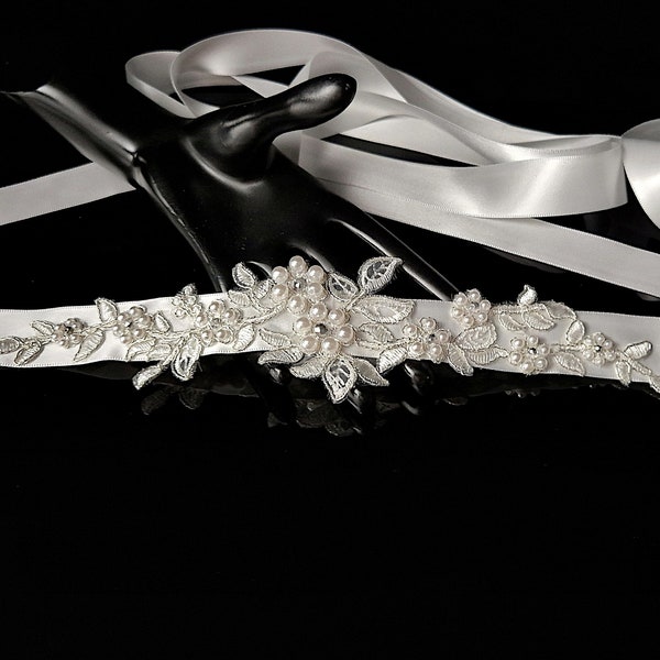 Ceinture nuptiale, ceinture en dentelle