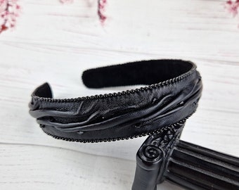 Leather headband