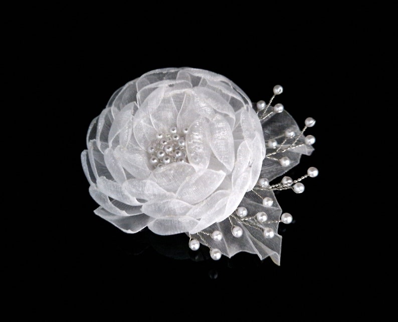 Pin's fleurs, broche, mariage image 6