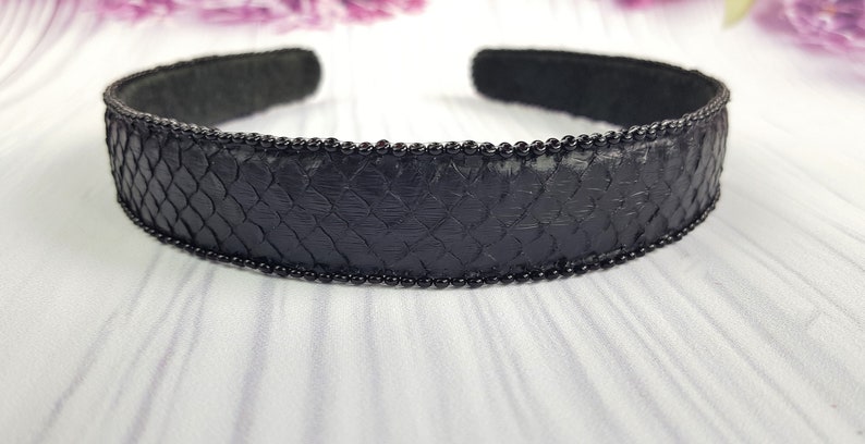 Leather headband image 3