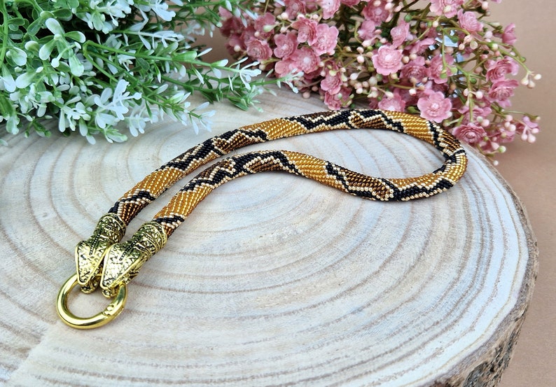 Schlangen Halskette, Ouroboros Kette, Schlangen Halsband Bild 2