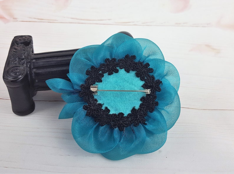 Alfileres flores, broche, boda imagen 5