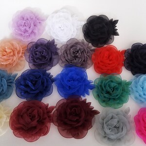 Button flowers, brooch, wedding image 3