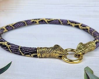 Snake Necklace, Ouroboros Chain, Snake Choker