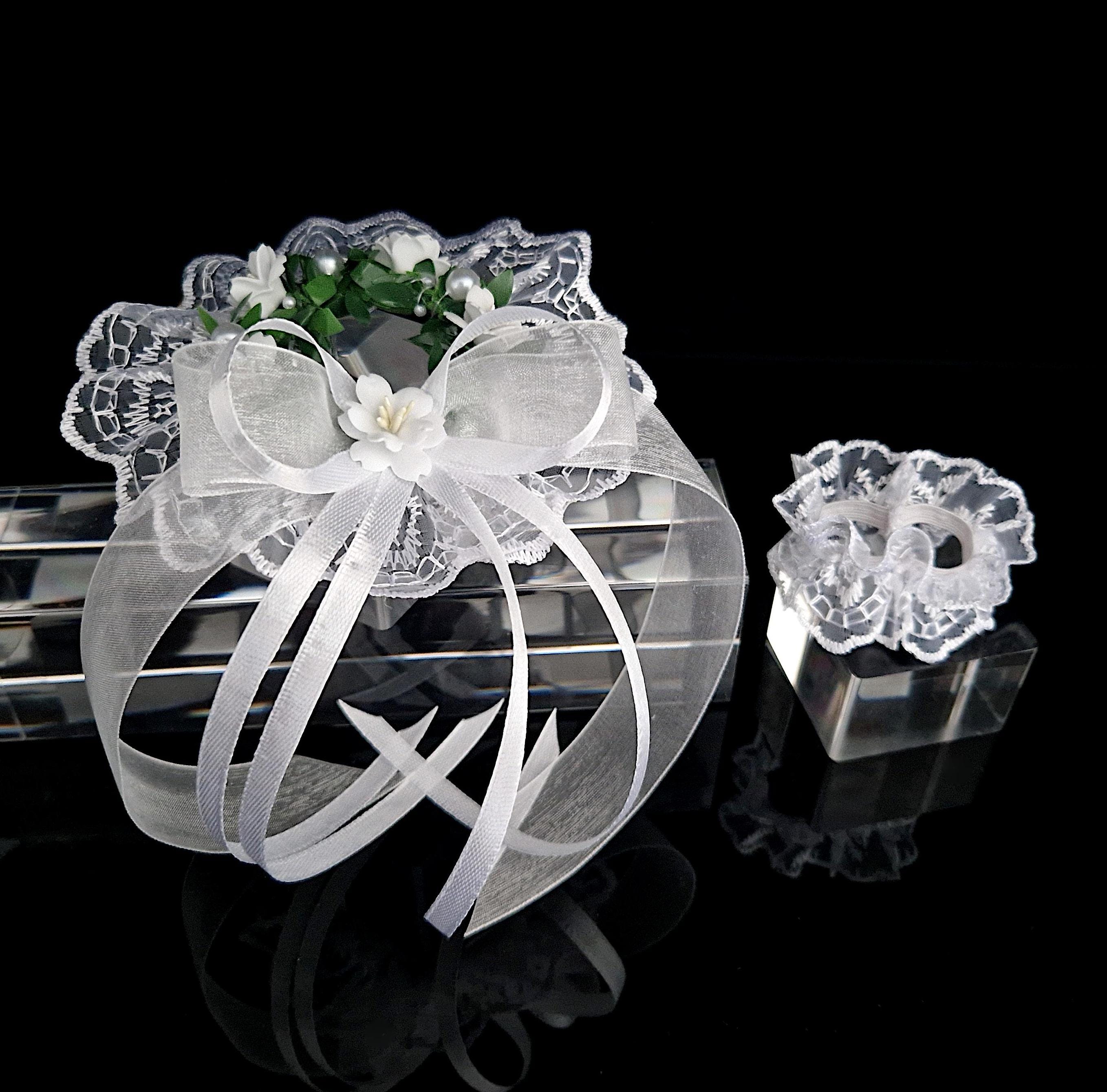 6 Protège-bougies Anti-gouttes Pour Communion/baptême - Diamètre 3 à 6 Cm - Décor Feuillage Et Perles - PVC Et Fil De Fer - Pour Cérémonies Et Photos