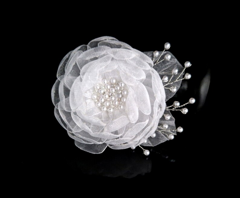 Pin's fleurs, broche, mariage image 3