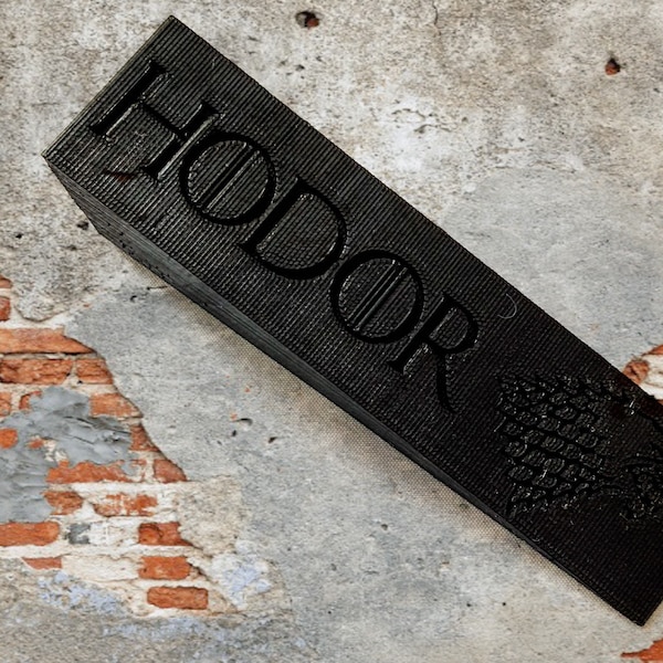 Hodor Door Stop Game of Thrones Hodor door stop with House Stark Sign Doorstop Hodor hold the door door stopper