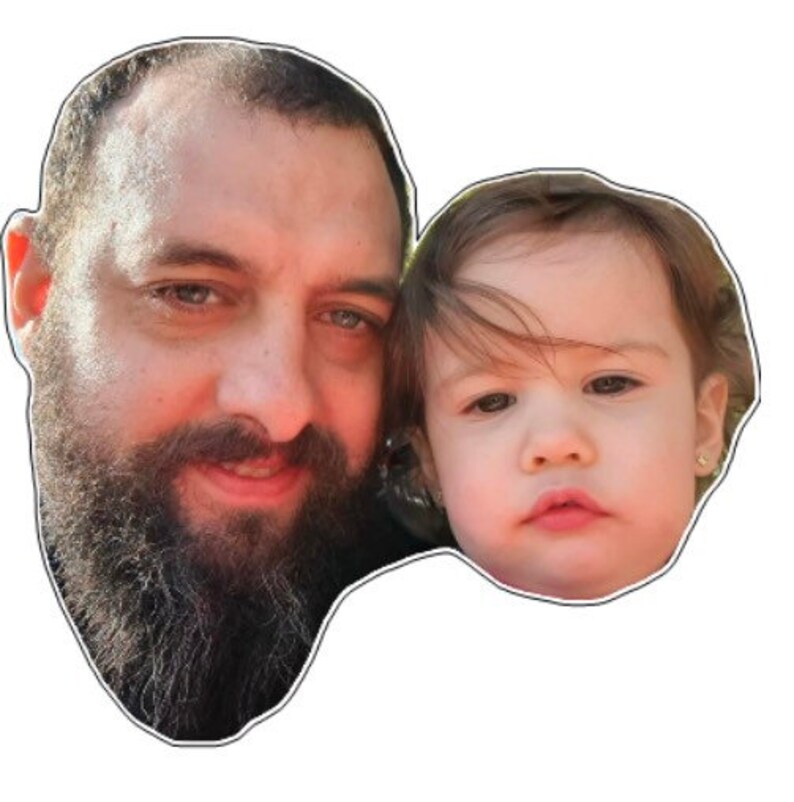 Personalised face stickers cut custom stickers notice board Etsy