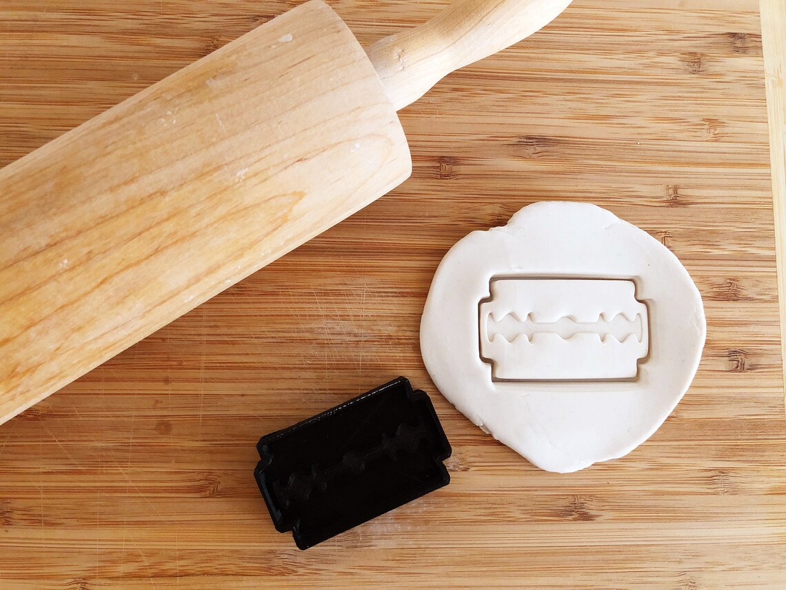 Razor Blade Cookie Cutter Fondant Cutter 3D Printed Etsy