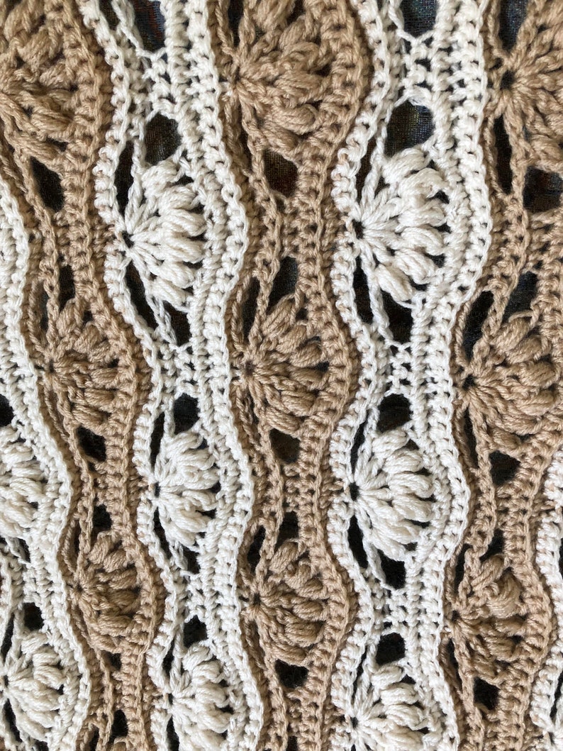 Puff Shell Ripple Afghan Ripple Puff Afghan (throw) - Etsy