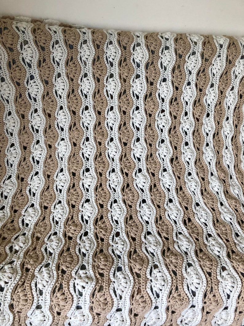 Puff Shell Ripple Afghan Ripple Puff Afghan (throw) - Etsy