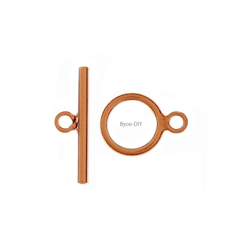 1 piece 925 Sterling Silver Kapitel lock rose gold 1 piece 925 Sterling Silver Kapitel lock rose gold