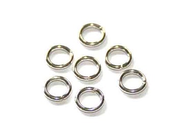 925 ouverts en argent sterling anneaux 6mm