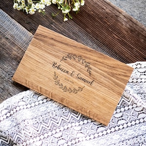 Cutting board names date breakfast board wooden board wooden snack board laser engraving personalized engraving wedding wedding gift