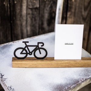Postkarten & Bilderleiste Fahrrad / handgefertigt aus Holz