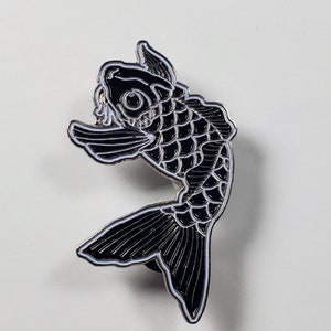 Koi Tattoo Kunst Emaille Pin