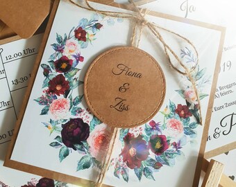 Handgemachte Einladungskarten Mit Liebe Gemacht Von Luxekart