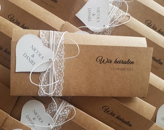 Rustikale Einladung Etsy