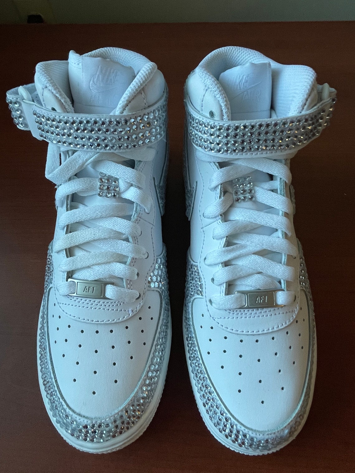 blinged out air force ones