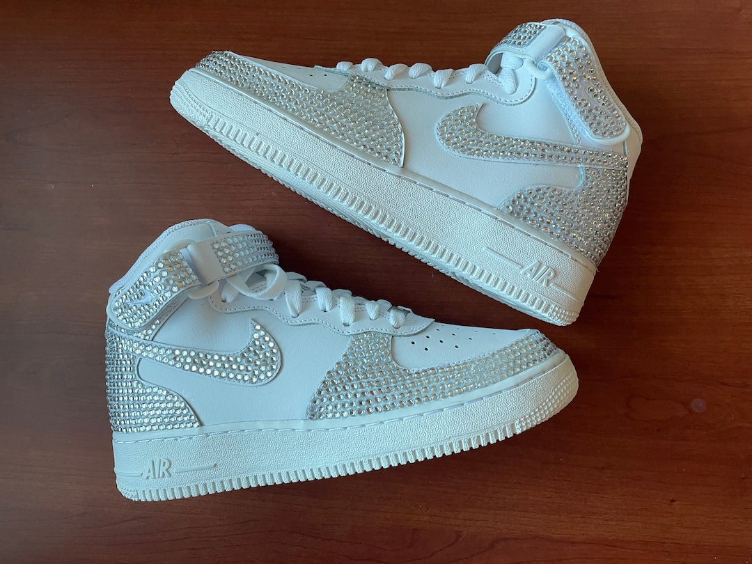 blinged out air force ones