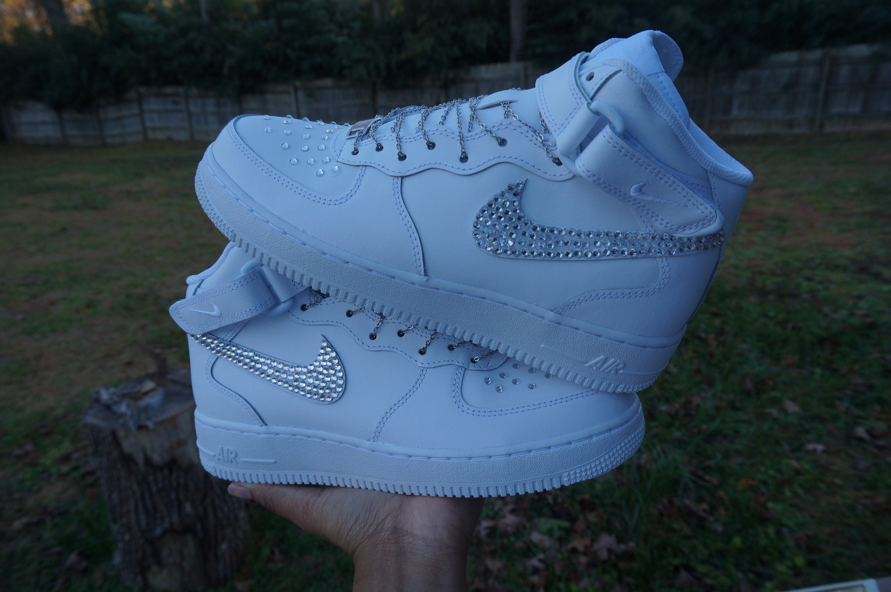 Sparkle Air Force 1 - Etsy