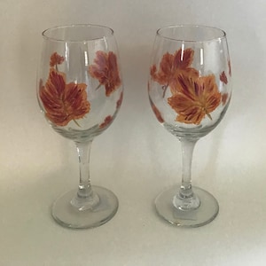 Wine glasses, Hand painted, wine, glasses, drink, dining, wedding