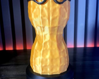 3D Print The Burnt Peanut Figurine Goggles, Gamer Desk Decor