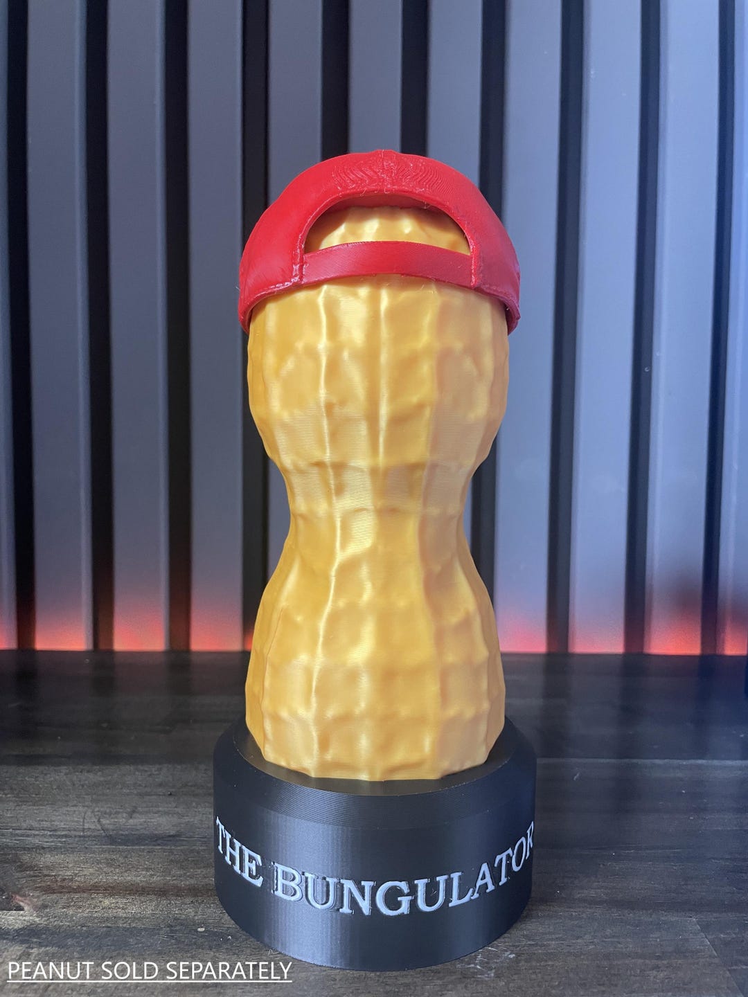 3D Printed Peanut Figurine Tagilla Hat Accessory, Gamer Desk Decor - Etsy