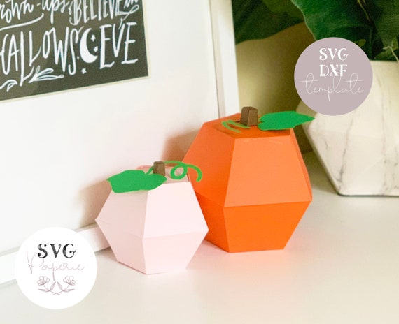 Download Svg 3d Pumpkin Pair Bundle Instant Download Dxf Files Also Etsy