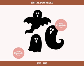 SVG - Halloween Ghosts svg - halloween svg- ghost svg - ghost clip art svg - spooky ghost svg - hallowwen graphics clip art - scary svg