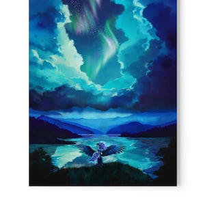 Yonder into Equestria's Night | 12"x18" Print