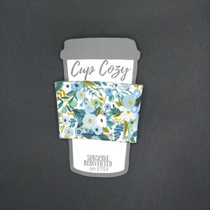 Rifle Paper Co. Coffee Cozy* Cup Sleeve* Coffee Sleeve* Coffee cup holder* Hot or Iced Coffee* One Size fits all* Tea sleeve