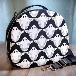 Ghost Bowler Bag, Classy Spooky Handbag
