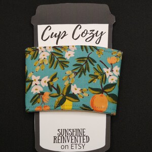 Rifle Paper Co. Coffee Cozy* Cup Sleeve* Coffee Sleeve* Coffee cup holder* Hot or Iced Coffee* One Size fits all* Tea sleeve