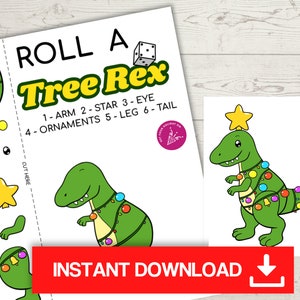 ツリーレックス パーティー ゲーム、ツリーレックス、T-レックス クリスマス ツリー、厄介なツリーレックス、クリスマス ゲーム、子供向けクリスマス パーティー ゲーム、クリスマス ファミリー ゲーム