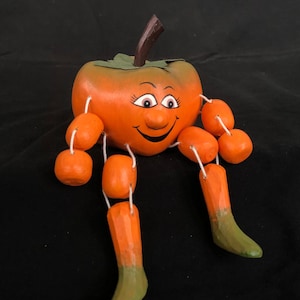 Persimmon  - Fruit Art - Gifts for Vegan - Foodie Gift - Gift for Mom - Decorative Collectibles - Wooden figurine