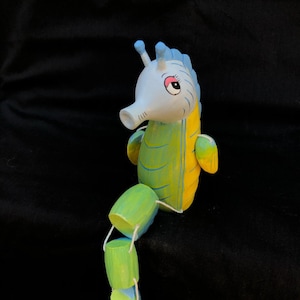 Seahorse- Handmade Art - Gifts for mermaid lovers - Gift for daughter-  Gift for mom- Decorative Collectibles - Wooden figurine