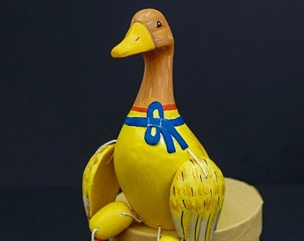 Goose - Handmade - Vintage Farm - Farm Kitchen -  Christmas Gift for Mom - Farm - Decorative Collectibles - Wooden Figurine - Shelf decor