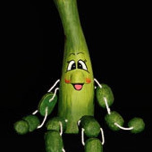 Vegetable Art - Gifts for Vegan - Fruit Lover - Foodie Gift - Christmas Gift for Mom - Asparagus - Decorative Collectibles - Wooden figurine