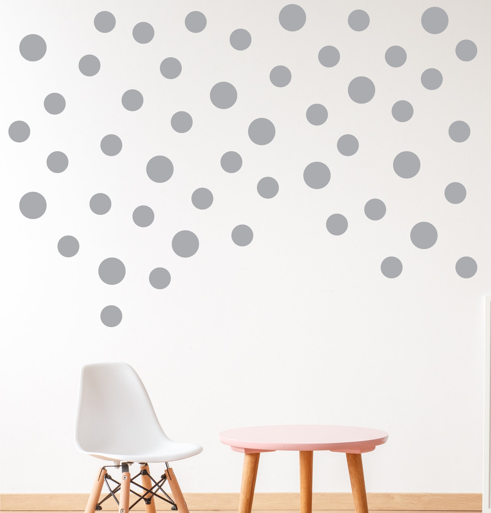 Polka Dot Wall Decals Dot Wall Decals Kids Room Wall Decals Etsy
