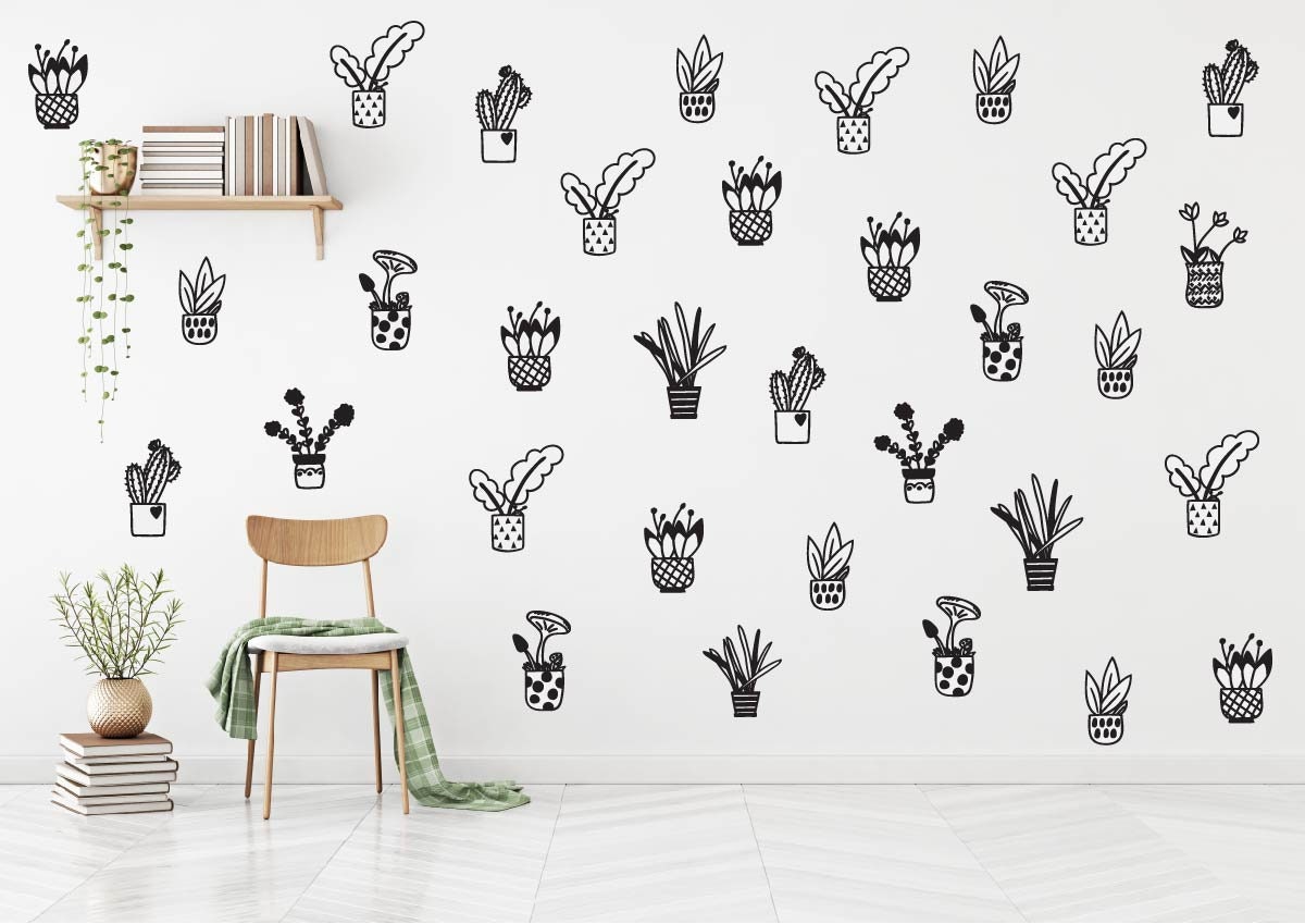 Calcomanías de pared del dormitorio arte de la pared | Etsy