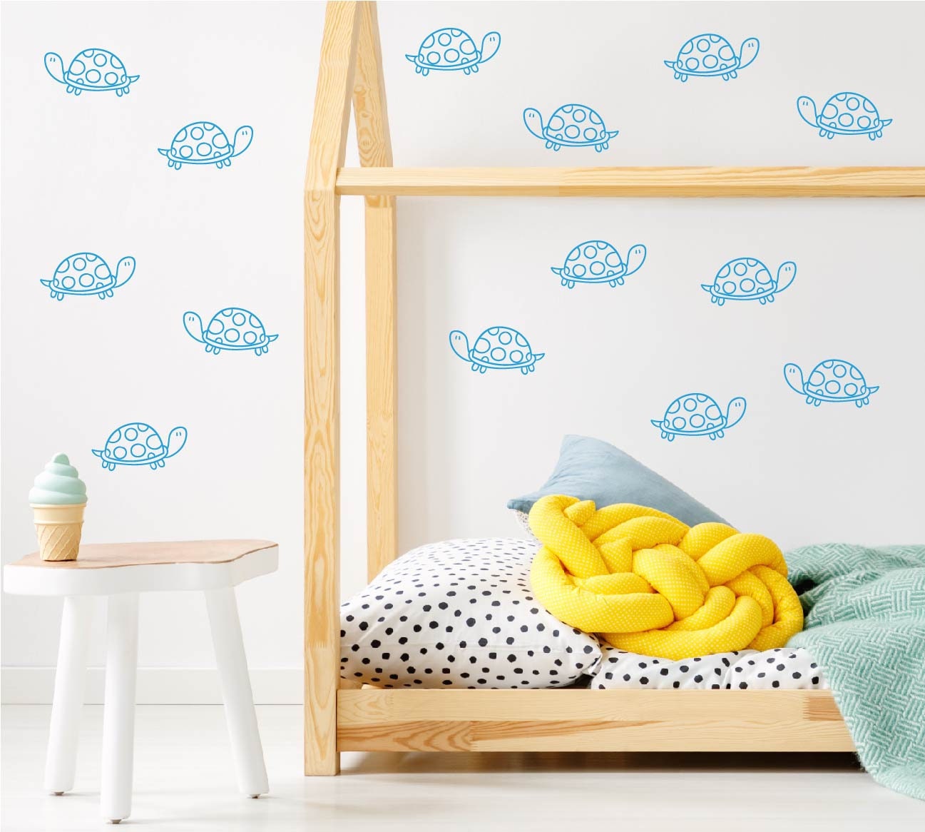 Turtle Wall Decals Turtle Wall Art Turtle Nursery Decor Etsy