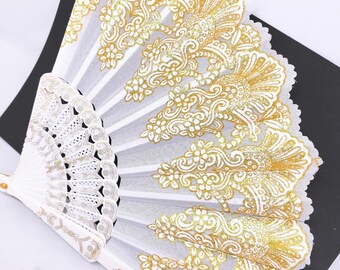 Gold Weisse Spitze Etsy