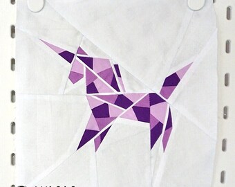 Unicorn Paper Piecing Pattern in PDF - Etsy