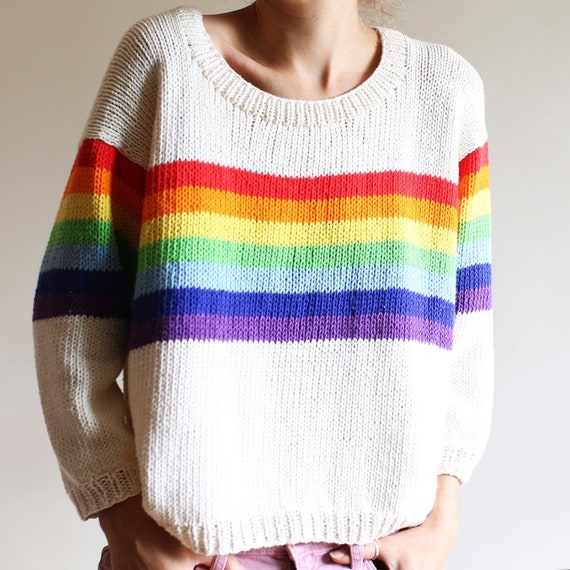 rainbow sweater